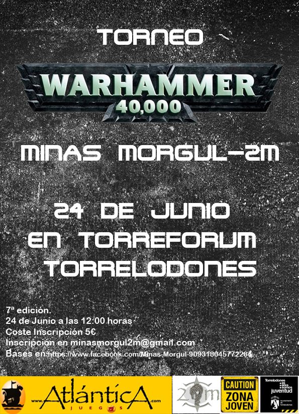 Cartel Torneo Warhammer40k