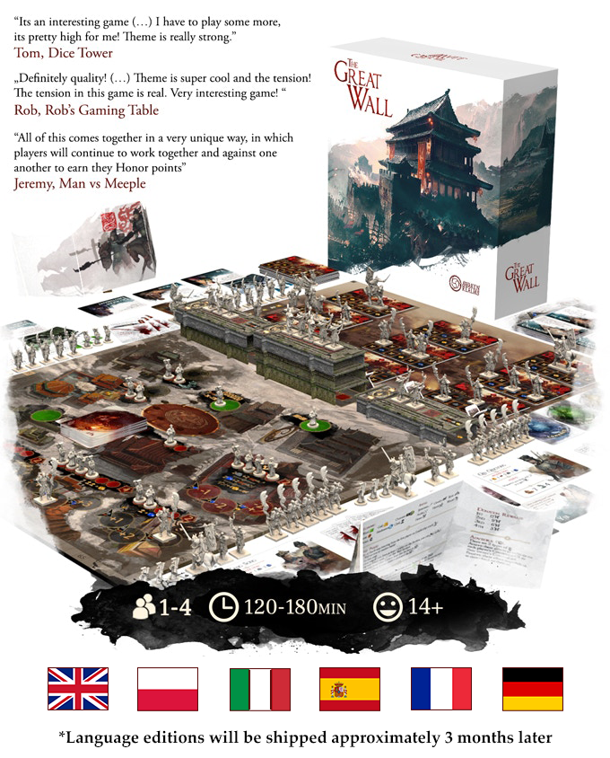Kickstarter - Gran Muro de China juego de Fanhammer
