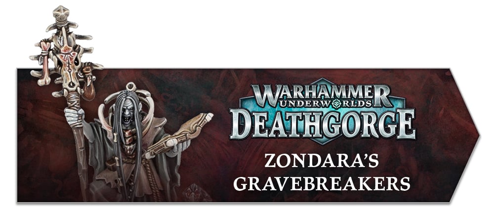 La futura banda de Warhammer Underworlds son los rompetumbas de Zondara