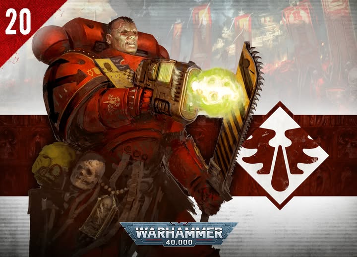 Adviento Día 20 de Games Workshop – Hoy los Angeles Sangrientos toman el relevo y el poder