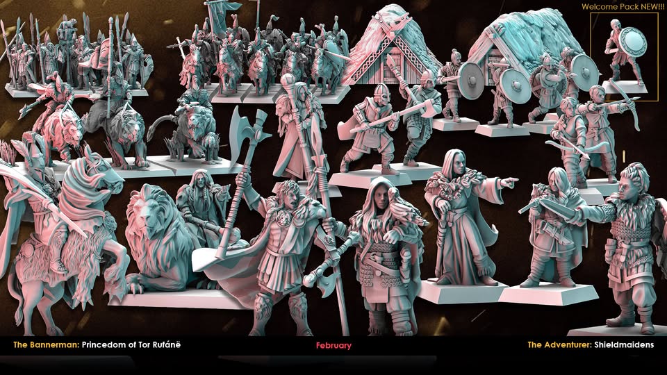 Avance Miniaturil – Llevate los geniales elfos del Lobo de Last Sword Miniaturas en Febrero